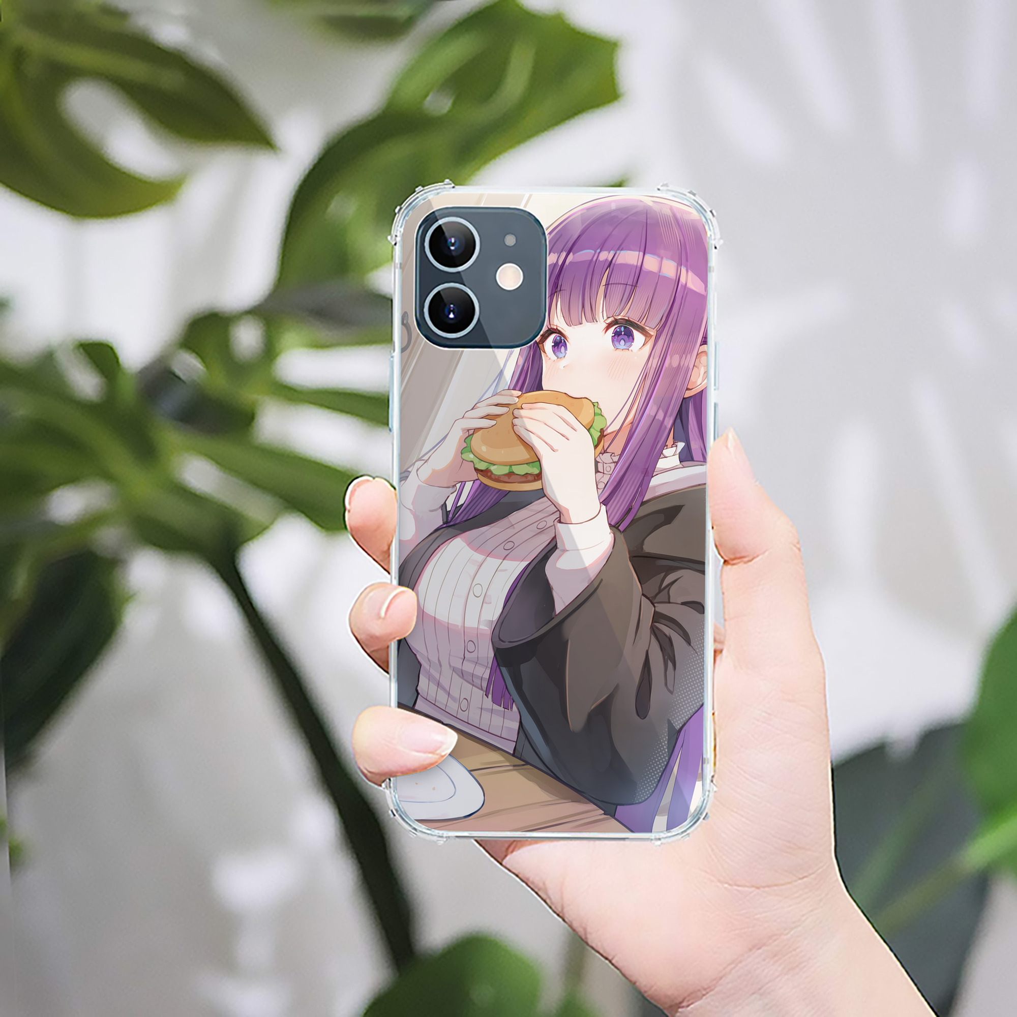 （画像用） 葬送のフリーレン Frieren 【iPhone 12シリーズ対応】透明スマホケース（クリアソフトケース）